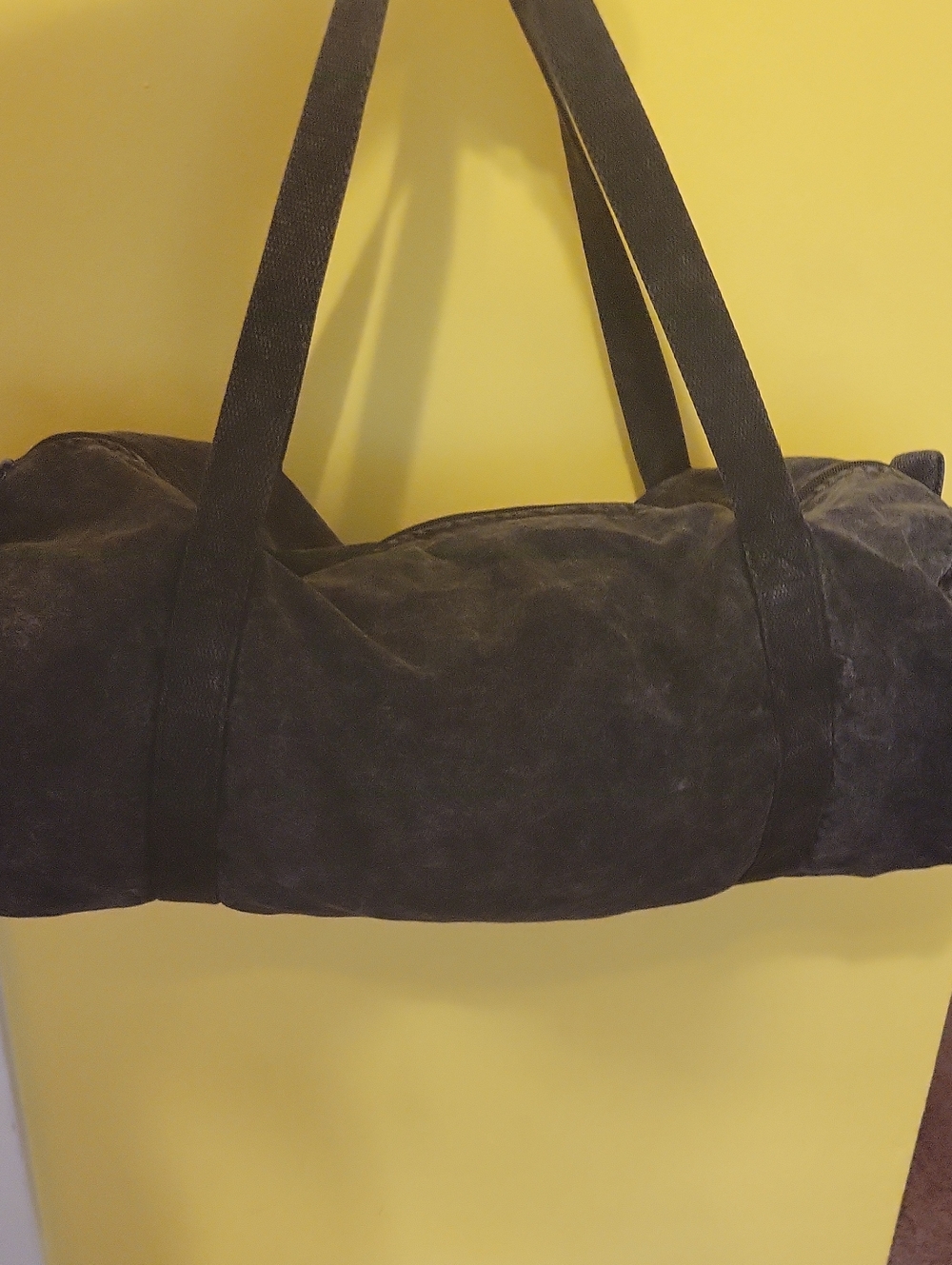 American Apparel Black Denim Duffel Bag for Men - Classic Travel Tote